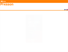 Tablet Screenshot of presson.fi